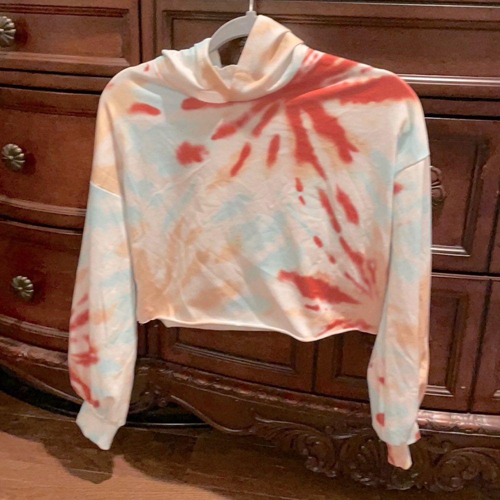 Girl SHEIN cropped hoodie size 10 EUC